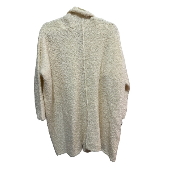 LOFT - Lou & Grey - oversized raglan sleeve open front cardigan - cream - Size L - Picture 2 of 3